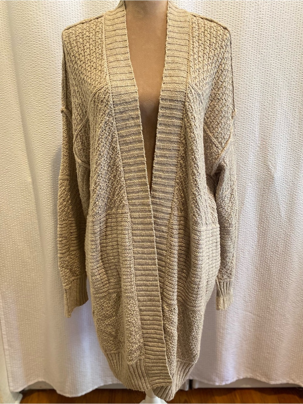 Lucky Brand Open-Front Cable Knit Women’s Cardigan Sweater*